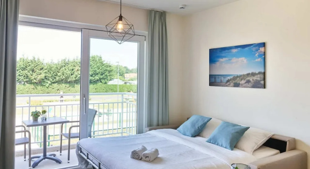 Семейная студия с балконом Holiday Suites Nieuwpoort