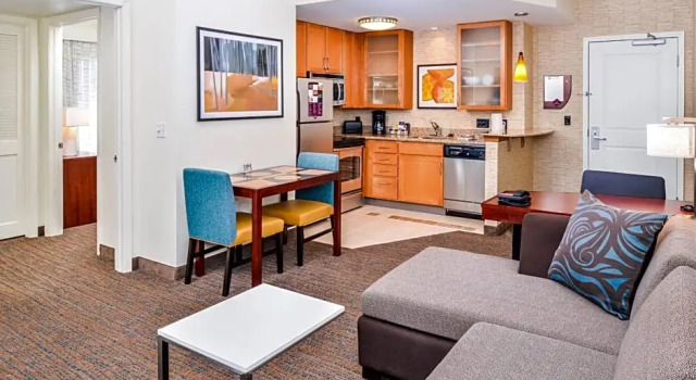 Двухместный люкс c 1 комнатой Residence Inn Marriott Waynesboro