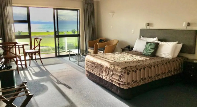 Семейный люкс с видом на море Harbour View Motel on Ahuriri Beach in Napier NZ with sea view suites