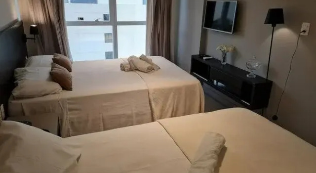 Miramar Qualitè Studio Praia, Забронировать Апарт-отель Апарт-отели Жуан-Песоа, рядом с Пляж Tambau, Апарт-отель
