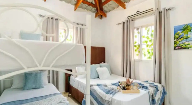 Escape to Puerto Plata, Cozy 2BR Loft in Las Mercedes, 5 Min From Beaches