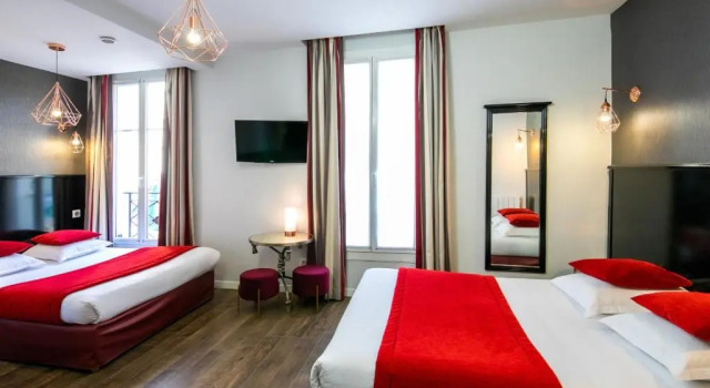 Четырёхместный номер Hôtel Eiffel Rive Gauche