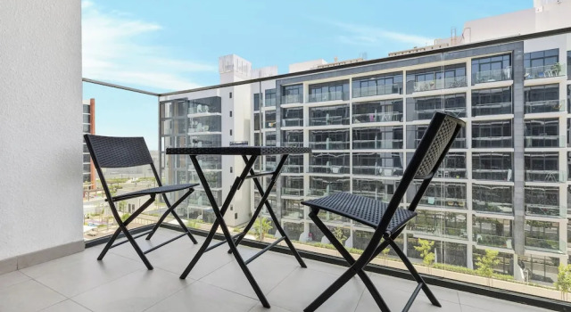 Студия Comfort Waves - Azizi Riviera Building 25 Cozy Studio With Balcony