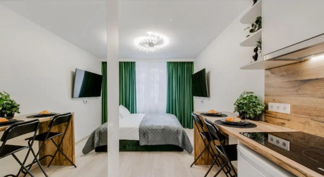 Апартаменты c 1 комнатой Stylish Apartment in Zverynas
