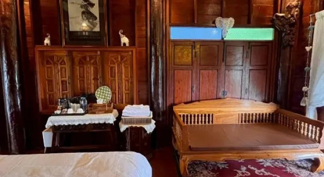 Двухместный люкс с видом на бассейн Elephant House and Pool Villas
