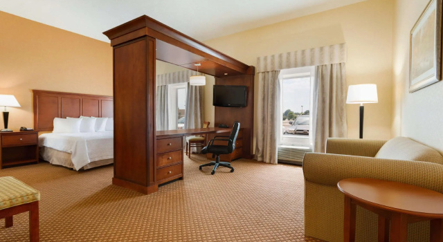 Двухместный люкс Hampton Inn & Suites Detroit/Chesterfield