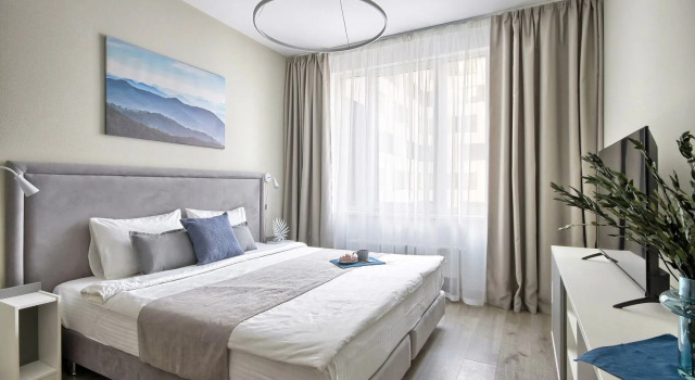 Myhomeyourhome Na Vitebskiy Pr 99K1 Apartments, Book Lejlighed Hoteller i Sankt Petersborg med pool, nær Kupchino Metro Station, Swimmingpool