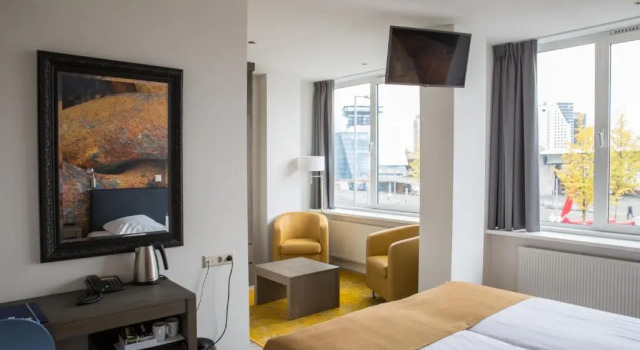 Двухместный номер Superior с видом на реку Thon Hotel Rotterdam City Centre