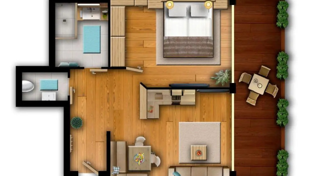 Апартаменты Пентхаус c 1 комнатой Pepis Suites - Lechtal Apartments