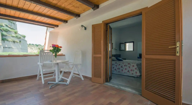 Komfort Zimmer mit Balkon und mit Gartenblick Le Roccette Mare