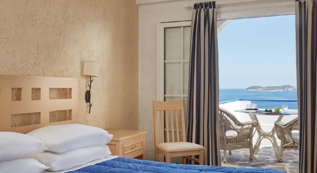Двухместный номер Standard с видом на море Andros Holiday Hotel