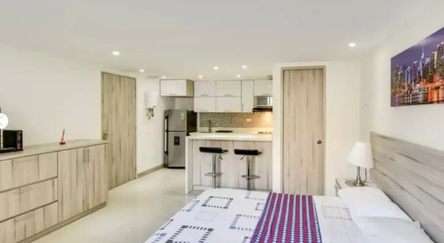 Armonioso Apartamento Estudio La Frontera 3, Prenota Appartamento Medellín Antioquia