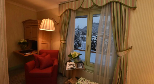 Двухместный номер Deluxe с видом на горы Grand Hôtel du Golf & Palace