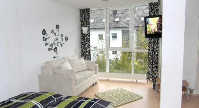 Студия Ferienwohnung Seepark Freiburg