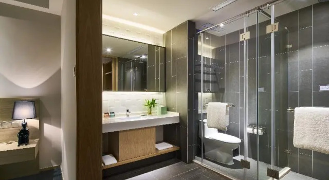 Номер Standard с красивым видом из окна Q-Box Hotel Shanghai Sanjiagang