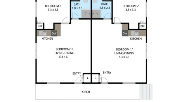Семейный номер Standard Yarra Gables