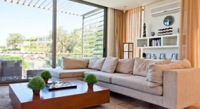 Вилла с балконом Hillside Villa Yalikavak