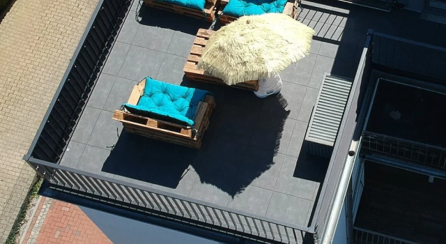 Апартаменты Luxury с балконом и с видом на сад Villa Appartements Syke
