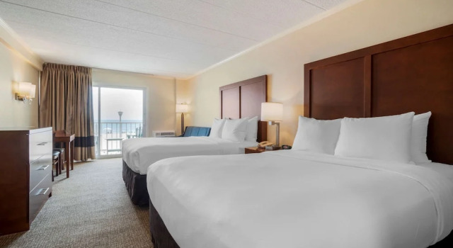 Двухместный номер Standard с балконом и с красивым видом из окна Comfort Inn Ocean City Boardwalk