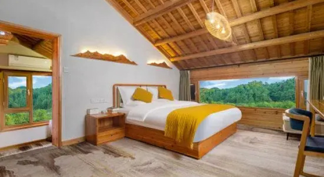 Двухместный люкс Wangwuyuan · Liusu Xiaozhu · Huangling Designer Homestay