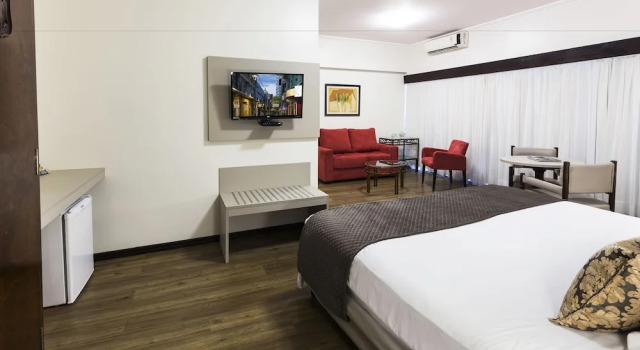 Люкс с видом на залив Plaza Blumenau Hotel - Próximo Curt Hering, Via Gastronômica
