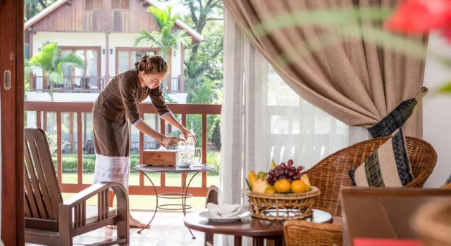 Двухместный номер Deluxe с видом на горы Riverside Boutique Resort, Vang Vieng