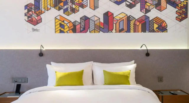 Двухместный номер Deluxe с видом на город Triple Y Hotel