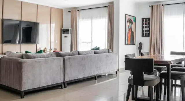 Urban Pumpkin 3-bedroom Apartment, Ikoyi, Book Apartment Ikoyi 