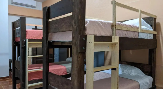 Кровать в общем номере My Family In Monterrey - Hostel