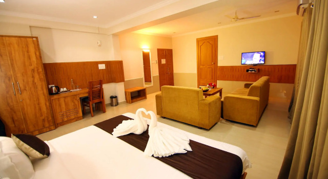 Люкс Deluxe Jet Paark Resort Hotel Wayanad