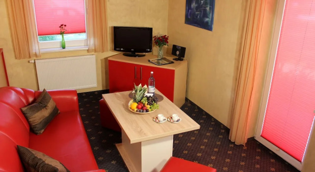 Семейные апартаменты с балконом DAS HUDEWALD Hotel & Resort