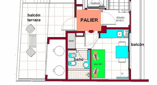 Двухместная студия Le Batiment Apartments