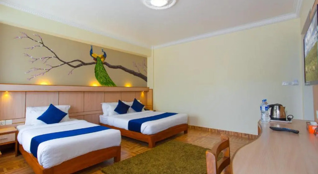 Трёхместный номер Standard с видом на горы Hotel White Pearl