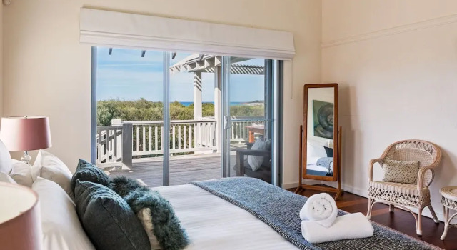 Luxus Hütte mit Balkon Beachfront House