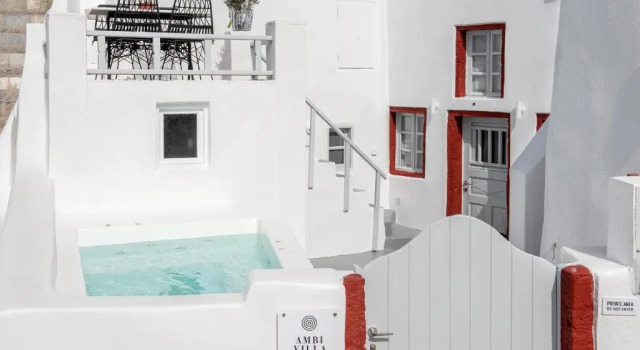 Вилла Luxury с 2 комнатами с видом на закат Ambi Villas Santorini