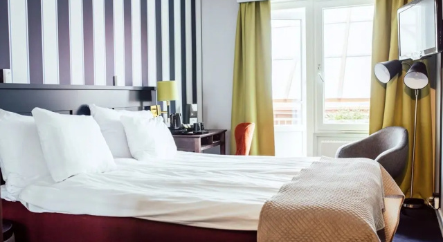 Двухместный номер Standard с балконом ProfilHotels Calmar Stadshotell