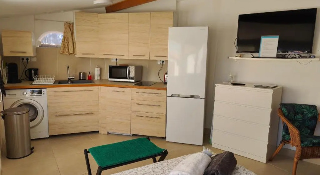 Апартаменты c 1 комнатой Petite étoile de Mer - Studio hyper équipé à 150m dune plage de sable fin grande terrasse presquîle de charme