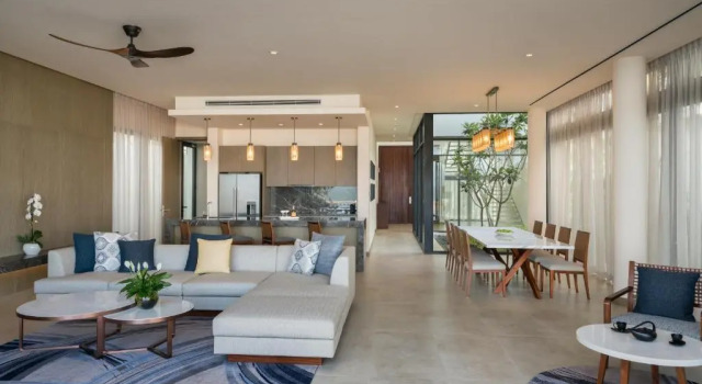 The Level вилла с бассейном с 4 комнатами рядом с пляжем Meliá Ho Tram Beach Resort
