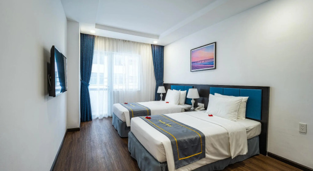 Трёхместный номер Standard с видом на море Paralia Hotel Nha Trang