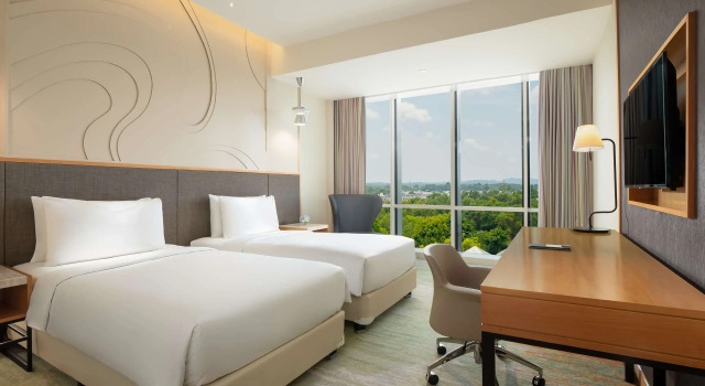 Номер Superior с видом на город Radisson Golf & Convention Center Batam