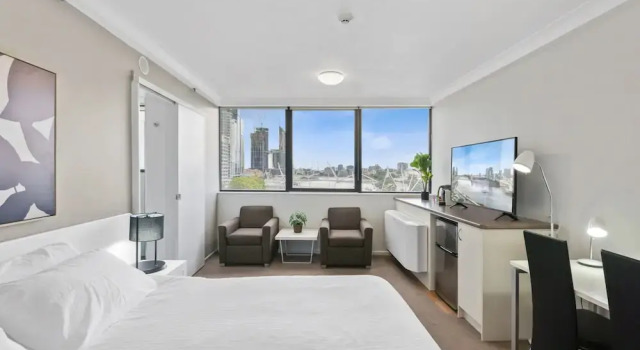 Central Brisbane Studio With Stunning River Views, Забронировать Апартаменты/квартира Брисбен Brisbane Region, рядом с Паромный терминал South Bank