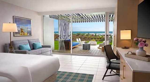 Двухместный номер Cabana рядом с пляжем Hotel del Coronado, Curio Collection by Hilton