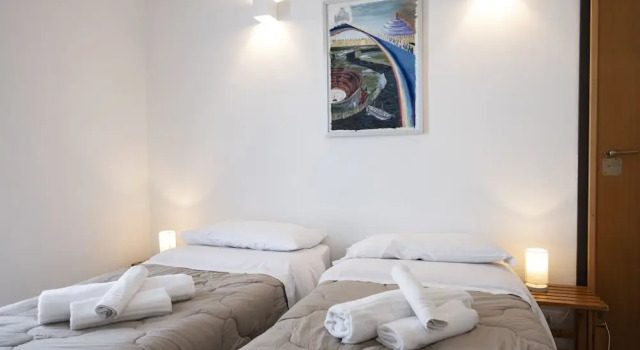 Семейный номер Standard с балконом и с видом на море Casa Blu sul mare e centralissima