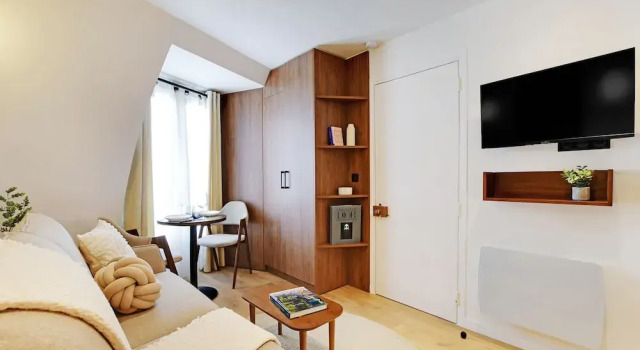 Modern Studio - 2P - AC - Madeleine/saint-lazare, Забронировать Апарт-отель Апарт-отели Парижа, рядом с Галерея Лафайет, Апарт-отель