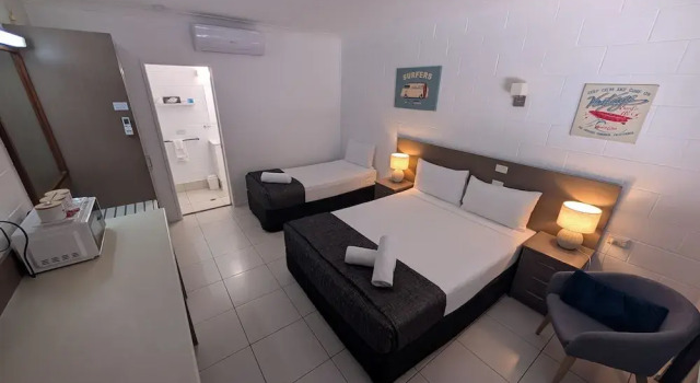 Двухместный номер Deluxe с балконом Moffat Beach Motel Caloundra