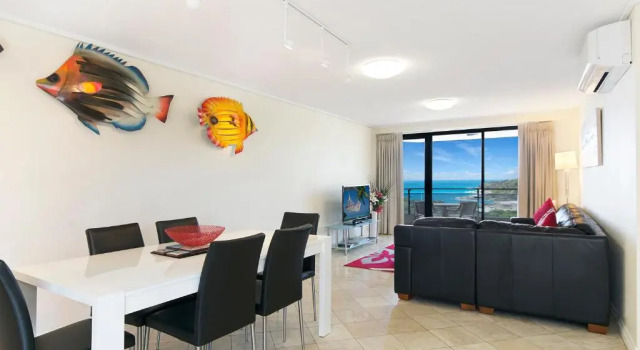 Апартаменты Standard с 3 комнатами с видом на океан Clubb Coolum Beach Resort Sunshine Coast