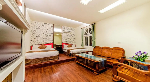 Четырёхместный номер Deluxe Da Wan Hostel