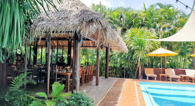 Семейный номер Deluxe с красивым видом из окна Baanpong Lodge
