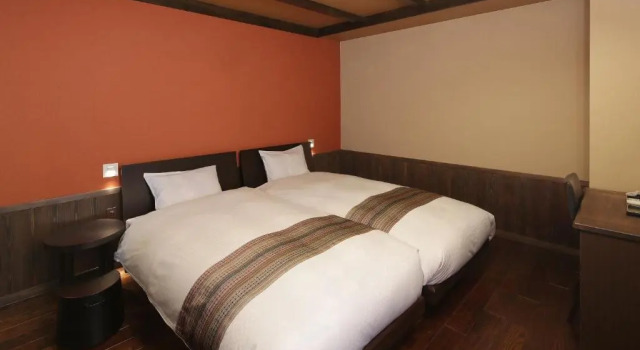Двухместный номер Гостевой дом Kyomachiya Ryokan Sakura Urushitei