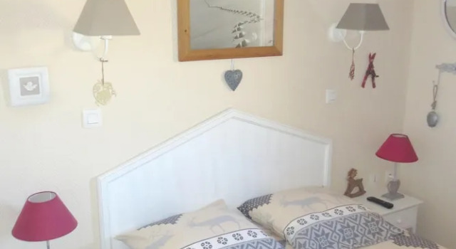 Apartment With one Bedroom in Valmeinier, With Wonderful Mountain View, Shared Pool and Furnished Garden